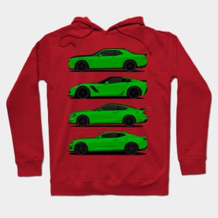 AMERICAN MUSCLE GREEN Hoodie